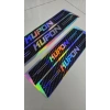 KUPON Araç Kapı Eşiği Sticker 4 Parça Set – Hologram Karbon Desen 2 Ön 2 Arka – 50 cm / 35 cm
