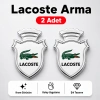 LACOST Chia Arma Krom Oto Amblem – 5 × 3,5 cm