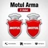 MOTUL Chia Arma Krom Oto Amblem – 5 × 3,5 cm