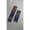 LOUIS XL Araç Kapı Eşiği Sticker 4 Parça Set – Hologram Karbon Desen 2 Ön 2 Arka – 50 cm / 35 cm