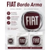 Fiat Bordo Arma 75 mm – Krom Çerçeveli Küçük Boy