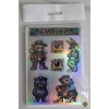 PANDA HOLOGRAM 10X15 CM KALİTELİ BASKI STICKER 10 adet ETIKET