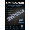 Hyundai Krom Metal Bagaj Arması – Parlak 3D Logo