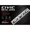 Honda Civic Krom Metal Bagaj Arması – Parlak 3D Logo