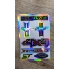 FORD HOLOGRAM 10X15 CM KALİTELİ BASKI STICKER 10 adet ETIKET