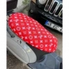 KIRMIZI BEYAZ MOTORSİKLET SELE KILIFI 1.KALİTE LİKRALİ PENYE YIKANABİLİR