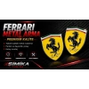Ferrari Sarı Metal Logo Arması – 2’li Premium Oto Aksesuar
