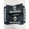 SİYAH RENAULT İKİLİ YASTIK VE KEMER KILIFI SETİ