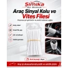 Vites ve Sinyal Filesi Beyaz 10 adet