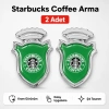 STARFUCKS Chia Arma Krom Oto Amblem – 5 × 3,5 cm
