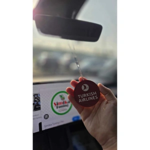 Türkish Airlines Dikiz Aynası Süsü Zincirli