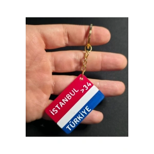 İSTANBUL Şehir İl Plakalık Anahtarlık