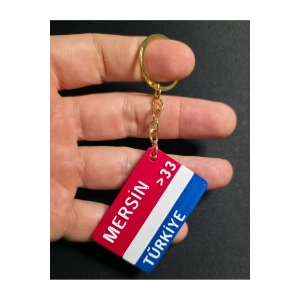 MERSİN Şehir İl Plakalık Anahtarlık