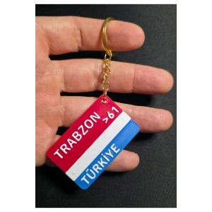 TRABZON Şehir İl Plakalık Anahtarlık