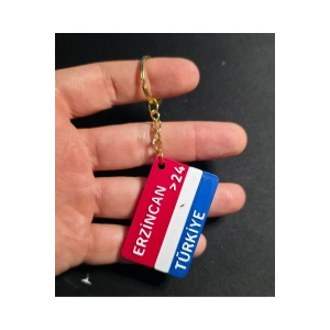 ERZİNCAN Şehir İl Plakalık Anahtarlık