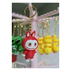 Labubu Anahtarlık (Kırmızı) Kaliteli Aksesuar Çanta charm