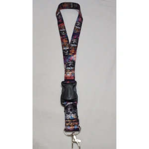 Kuru Kafa İskelet Boyun Askı İpi, Kancalı Oto Kumaş Anahtarlık Oto Ayna ip