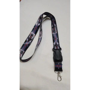 Martini Kumaş Boyun Askı İpi, Kancalı Oto Kumaş Anahtarlık, Otomobil Ayna İp