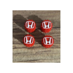 Honda Kırmızı Sibop kapağı 4lü