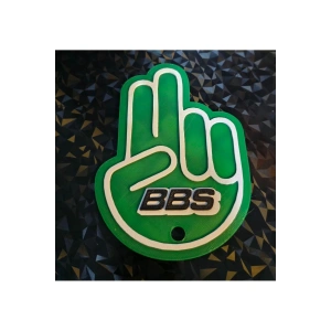 BBS JDM El Arka Silecek El Sallama Plastik Aparat 3d Kaliteli Aksesuar Büyük Boy