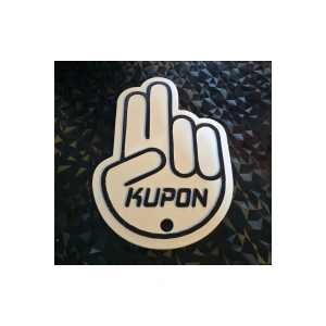 KUPON JDM EL Arka Silecek El Sallama Plastik Aparat 3d Kaliteli Aksesuar Büyük Boy