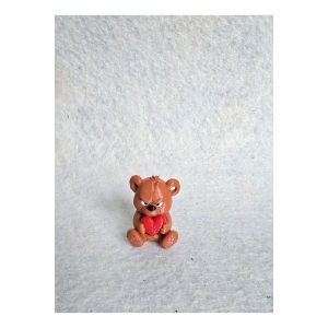 Kalpli Ayıcık Sevgiliye Hediye Anahtarlık