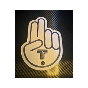 Tofaş JDM El Arka Silecek El Sallama Plastik Aparat 3d Kaliteli Aksesuar Büyük Boy