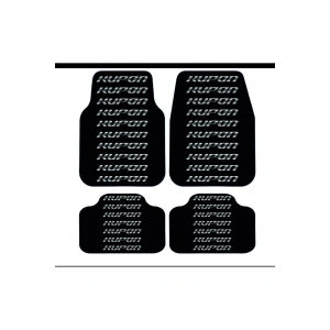 KUPON KAYMAZ TABAN DEKOR OTO HALI PASPAS ÜNİVERSAL YIKANABİLİR(KANCALI KUMAŞ ANAHTARLIK HEDİYELİ)