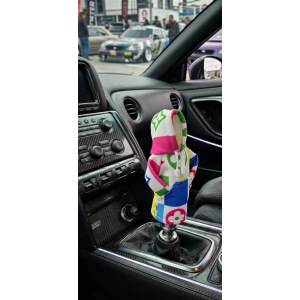 RENKLİ DESENLİ OTOMOBİL POLAR VİTES TOPUZU KILIFI HOODİE VİTES TOPUZ SWEAT KIYAFET