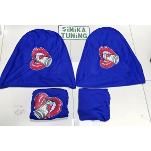 DOLAR ISIRAN DUDAK DESEN SERVİS KILIFI ÖN ARKA KILIF 4 PARÇA(ARKA 2 PARCA LOGOLU) PENYE 1.KALİTE ESNEK LİKRALI ÜNİVERSAL YIKANABİLİR HER ARACA UYUMLU