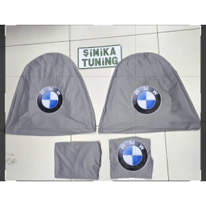 BMW GRİ OTO SERVİS KILIFI ÖN ARKA KILIF 4 PARÇA(ARKA 2 PARCA LOGOLU) ESNEK LİKRALI 1.KALİTE YIKANABİLİR HER ARACA UYUMLU ÜNİVERSAL
