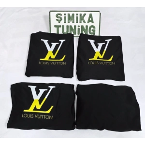 LV SİYAH OTOMOBİL SERVİS KILIFI ÖN ARKA KILIF 4 PARÇA TAKIM(ARKA LOGOLU)ESNEK LİKRALI YIKANABİLİR HER ARACA UYUMLU