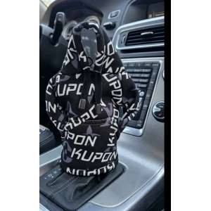 KUPON SİYAH VİTES POLARI - HOODİE VİTES TOPUZ KIYAFETİ - VİTES KIYAFETİ İÇİ POLAR