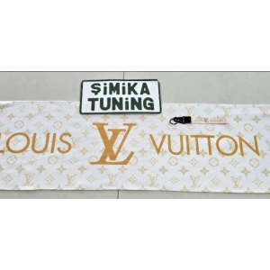 LV DESEN DEKOR ARAÇ GÖĞÜS HALISI OTO TORPİDO HAVLUSU