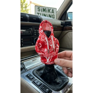 KUPON KIRMIZI OTOMOBİL VİTES POLARI HOODİE ARAÇ VİTES TOPUZU KIYAFETİ ARAÇ VİTES TOPUZU