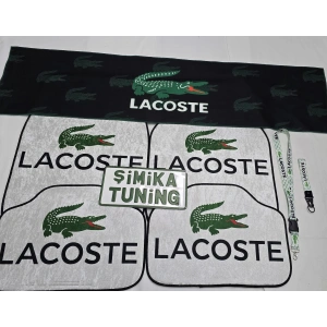 DEKOR OTOMOBİL TORPİDO HAVLUSU GÖĞÜS HALISI VE KAYMAZ TABAN HALI PASPAS ÖN VE ARKA TAKIM - AYNA ASKI İPİ VE ANAHTARLIK HEDİYELİ