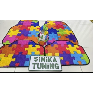 DEKOR OTOMOBİL HALI PASPAS 4 PARÇA TAKIM VE VİTES TOPUZU KILIFI HOODİE VİTES TOPUZ KIYAFETİ