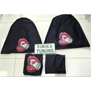 DUDAK DOLAR OTO SERVİS KILIFI ÖN VE ARKA 4PARÇA TAKIM(ARKA LOGOLU) 1.KALİTE PENYE ESNEK KUMAŞ YIKANABİLİR