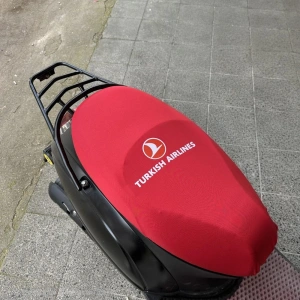 TURKISH AİRLİNES KIRMIZI PENYE MOTORSİKLET SELE KILIFI 1.KALİTE PENYE LİKRALI KILIF