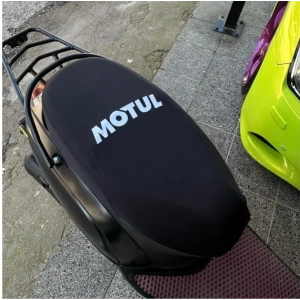 MOTUL SİYAH PENYE MOTORSİKLET SELE KILIFI 1.KALİTE LİKRALİ PENYE YIKANABİLİR