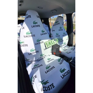 LAKOST BEYAZ 3D BASKI OTOMOBİL SERVİS KILIFI ÖN VE ARKA 4PARÇA TAKIM 1.KALİTE LİKRALİ PENYE YIKANABİLİR HER ARACA UYUMLU