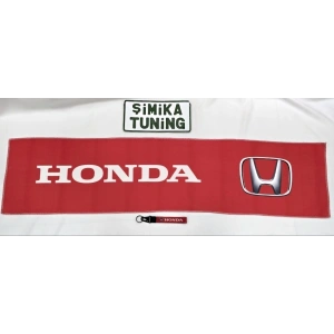 HONDA KIRMIZI OTOMOBİL TORPİDO HAVLUSU ARAÇ GÖĞÜS HALISI ÜNİVERSAL YIKANABİLİR 1.KALİTE KALIN KUMAŞ(ANAHTARLIK HEDİYELİ)