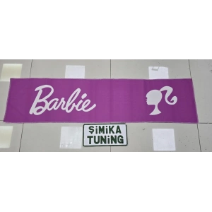 BARBİE PEMBE OTOMOBİL TORPİDO HAVLUSU GÖĞÜS HALISI ÜNİVERSAL YIKANABİLİR HER ARACA UYUMLU