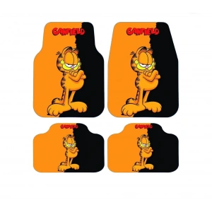 GARFİELD DEKOR KAYMAZ DEKORATİF OTO HALI PASPAS ÜNİVERSAL YIKANABİLİR HER ARACA UYUMLU