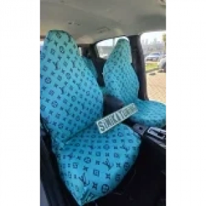 DEKOR MAVİ OTOMOBİL 3D BASKILI SERVİS KILIFI ÖN VE ARKA 4PARÇA TAKIM 1.KALİTE LİKRALİ PENYE YIKANABİLİR HER ARACA UYUMLU