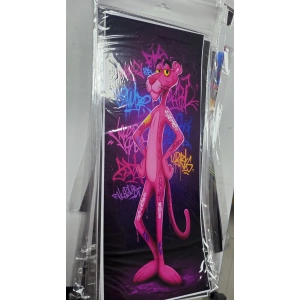 DİREK KAPLAMA 20X50 CM KALİTELİ BASKI 2 ADET PEMBE PANTER