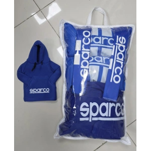 SPARCO SÜPER SET DÖRTLÜ SERVİS KILIFI + İKİLİ YASTIK VE KEMER KILIFI +VİTES POLARI
