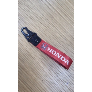 Honda kırmızı bez kumaş anahtarlık