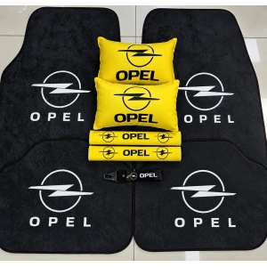 Opel DÖRT Parca paspas ve yastik kemer,Anahtarlik DEKOR