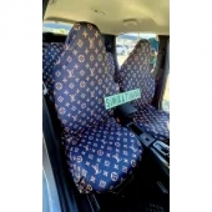 KAHVERENGİ YAZILI XL SİYAH 3D BASKI OTOMOBİL SERVİS KILIFI ÖN VE ARKA 4PARÇA TAKIM 1.KALİTE LİKRALİ PENYE YIKANABİLİR HER ARACA UYUMLU